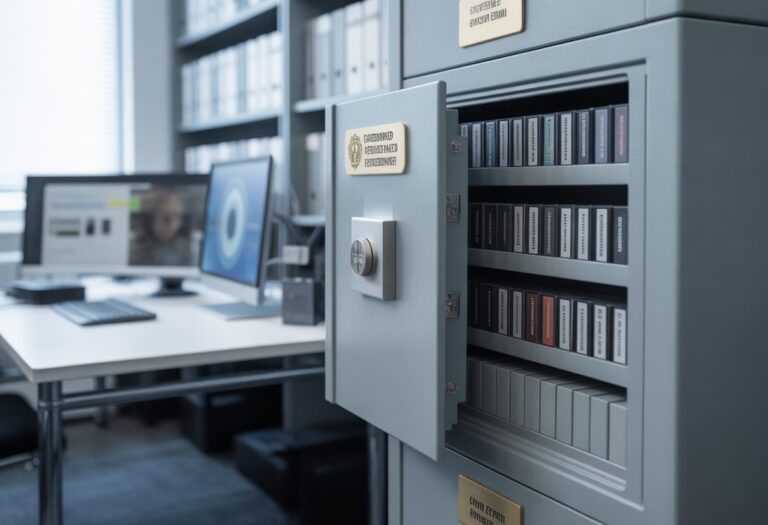 How Should Government Owned Removable Media Be Stored for Maximum Security and Ease
